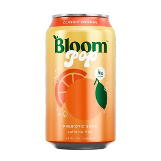 Bloom, Pop Classic Orange Prebiotic Soda, 12 oz | CVS Health