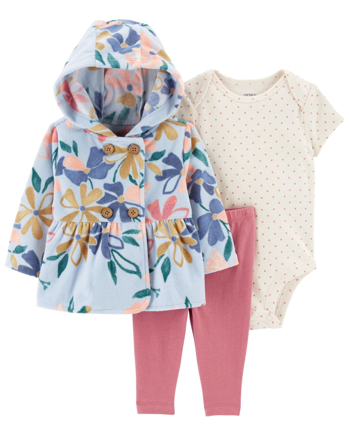 Multi Baby 3-Piece Floral Little Jacket Set | carters.com | Carter's