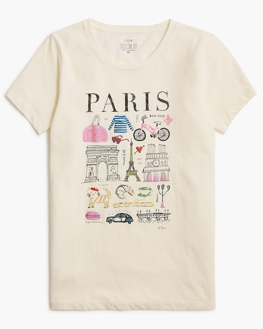 Paris graphic tee | J.Crew Factory