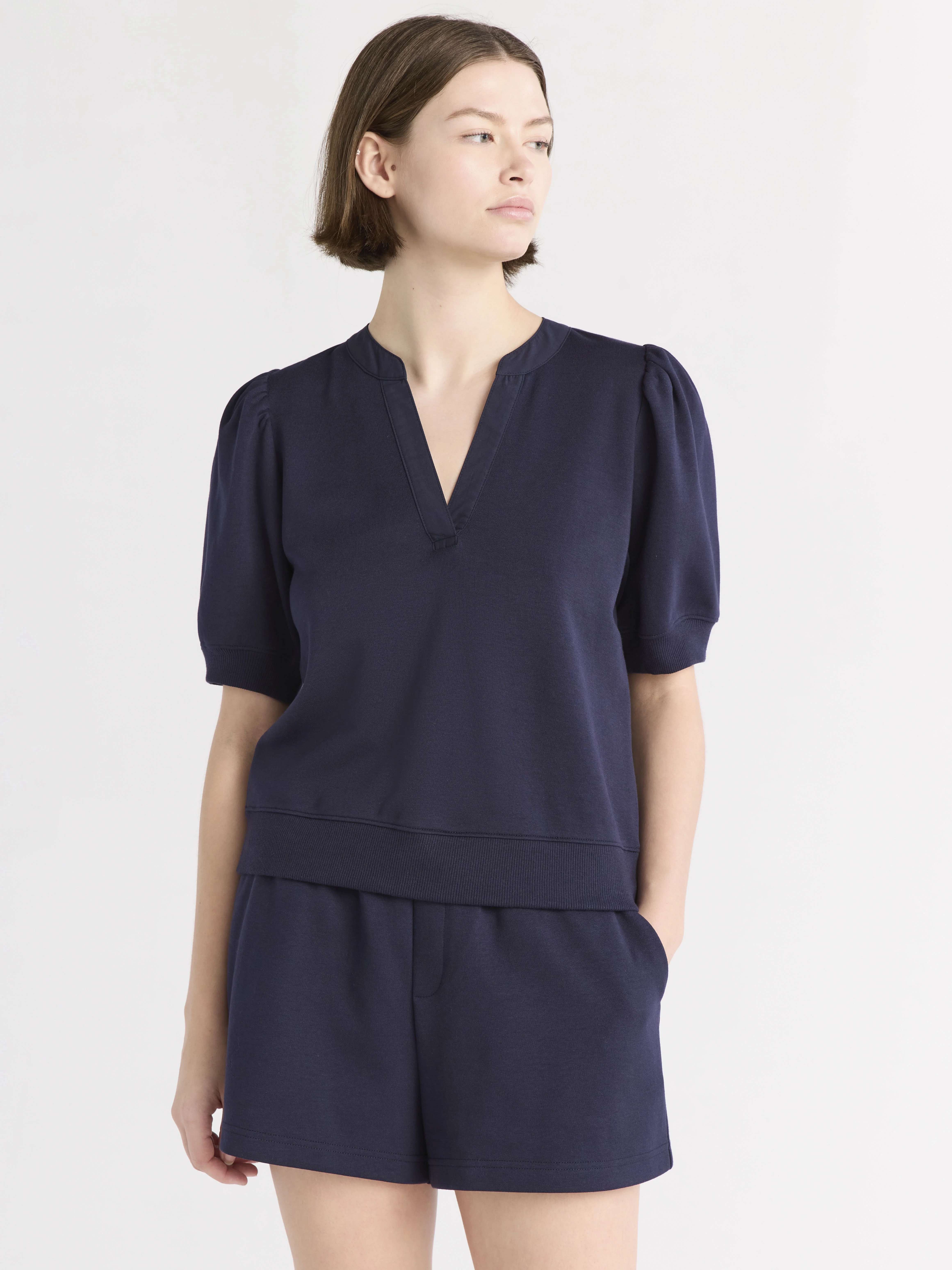 Free Assembly Women's Puff Sleeve Sweatshirt, Sizes XS-XXL | Walmart (US)