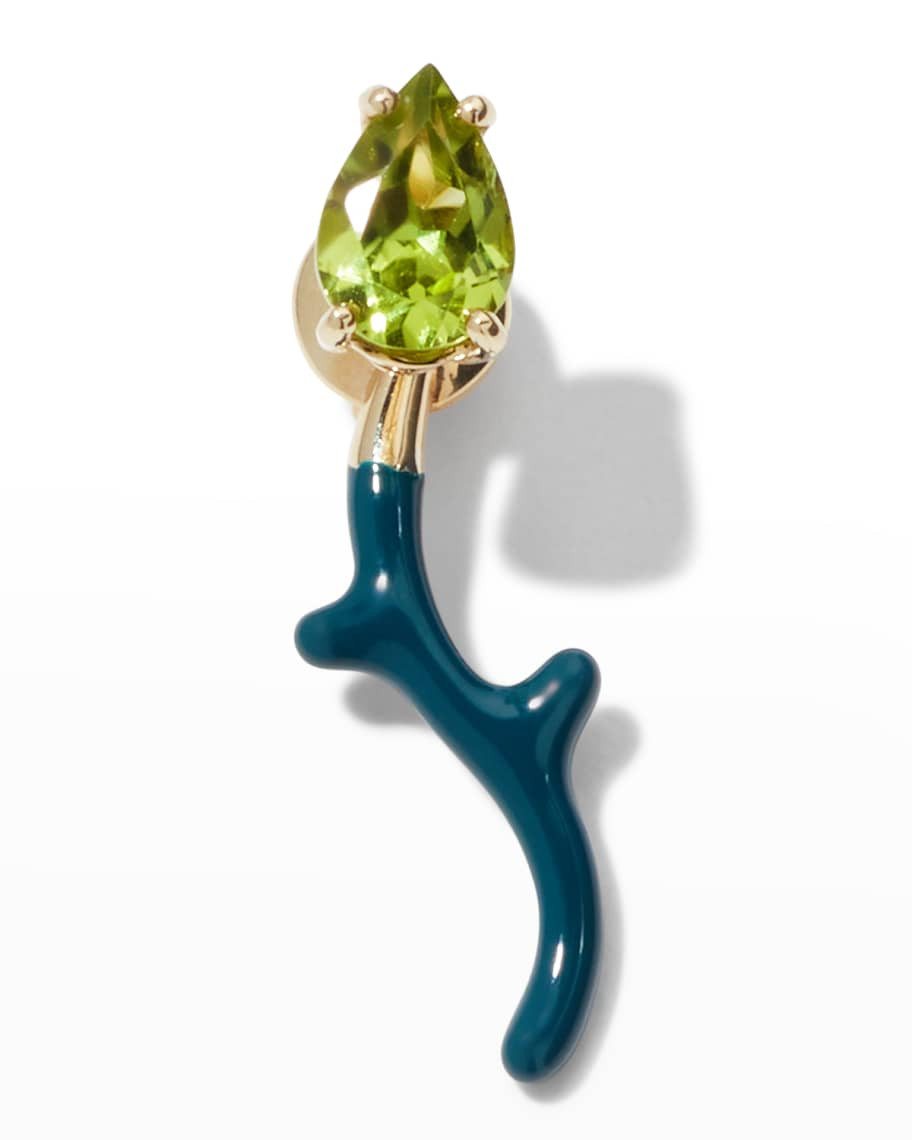 Bea Bongiasca Foxy Peridot Earring, Single | Neiman Marcus