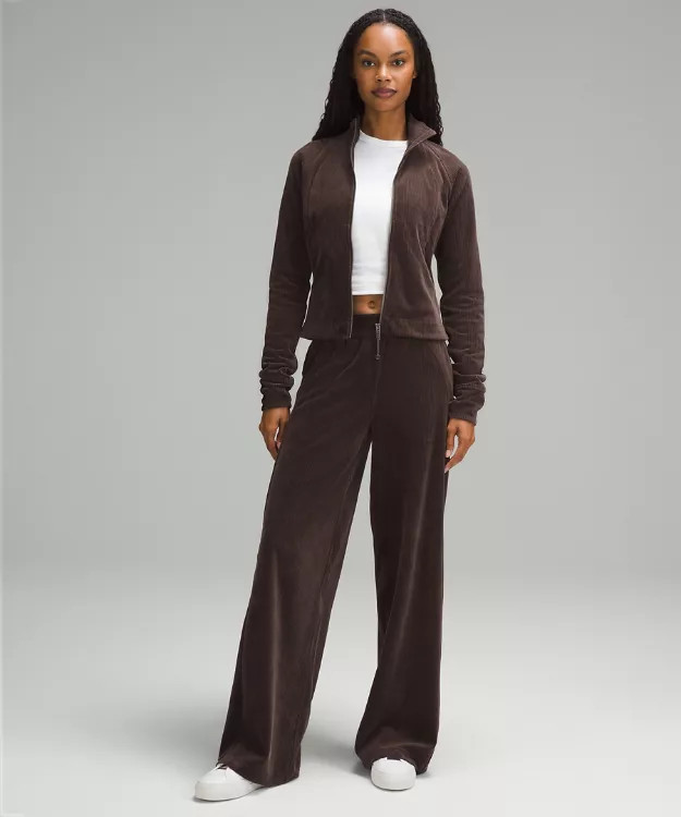Scuba Mid-Rise Wide-Leg Pant  Velvet Cord | lululemon (AU)