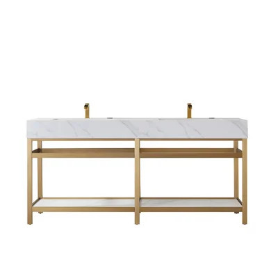 72" Double Bathroom Vanity Set | Wayfair North America