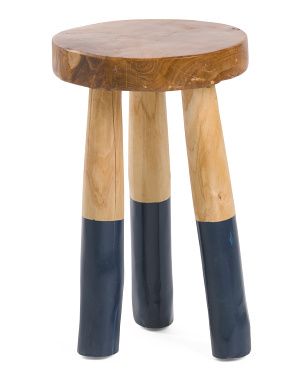 Teak Stool | Home Essentials | Marshalls | Marshalls