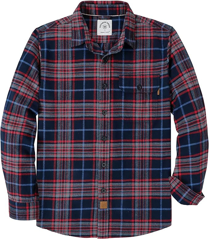 Dubinik®Mens Flannel Shirts Long Sleeve Flannel Shirt for Men Warm Casual Soft Cotton Button Dow... | Amazon (US)