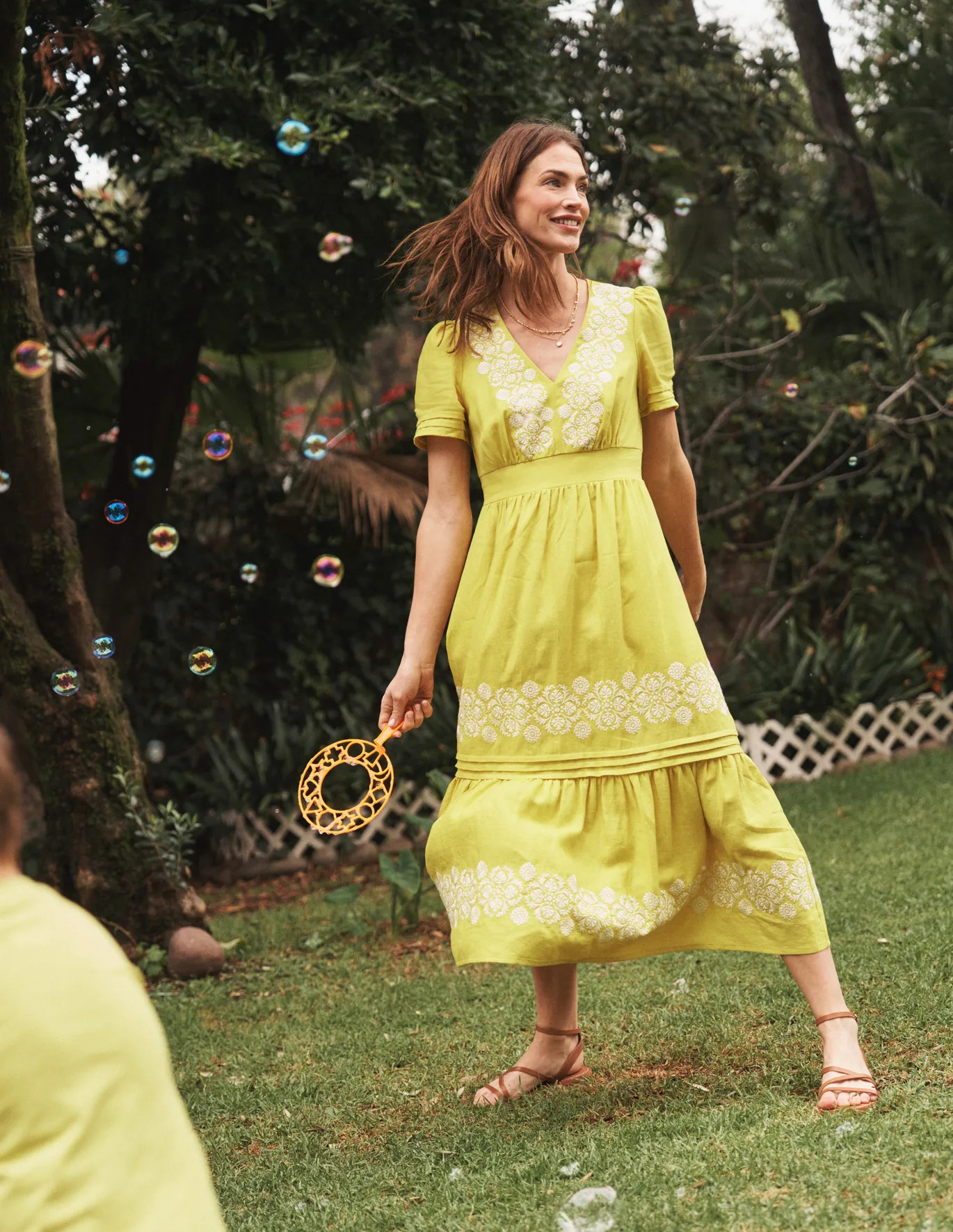 Eve Linen Midi Dress | Boden (US)