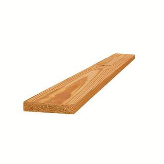 5/4 in. x 6 in. x 10 ft. Premium Ground Contact Cedar-Tone Pressure-Treated Lumber | The Home Depot