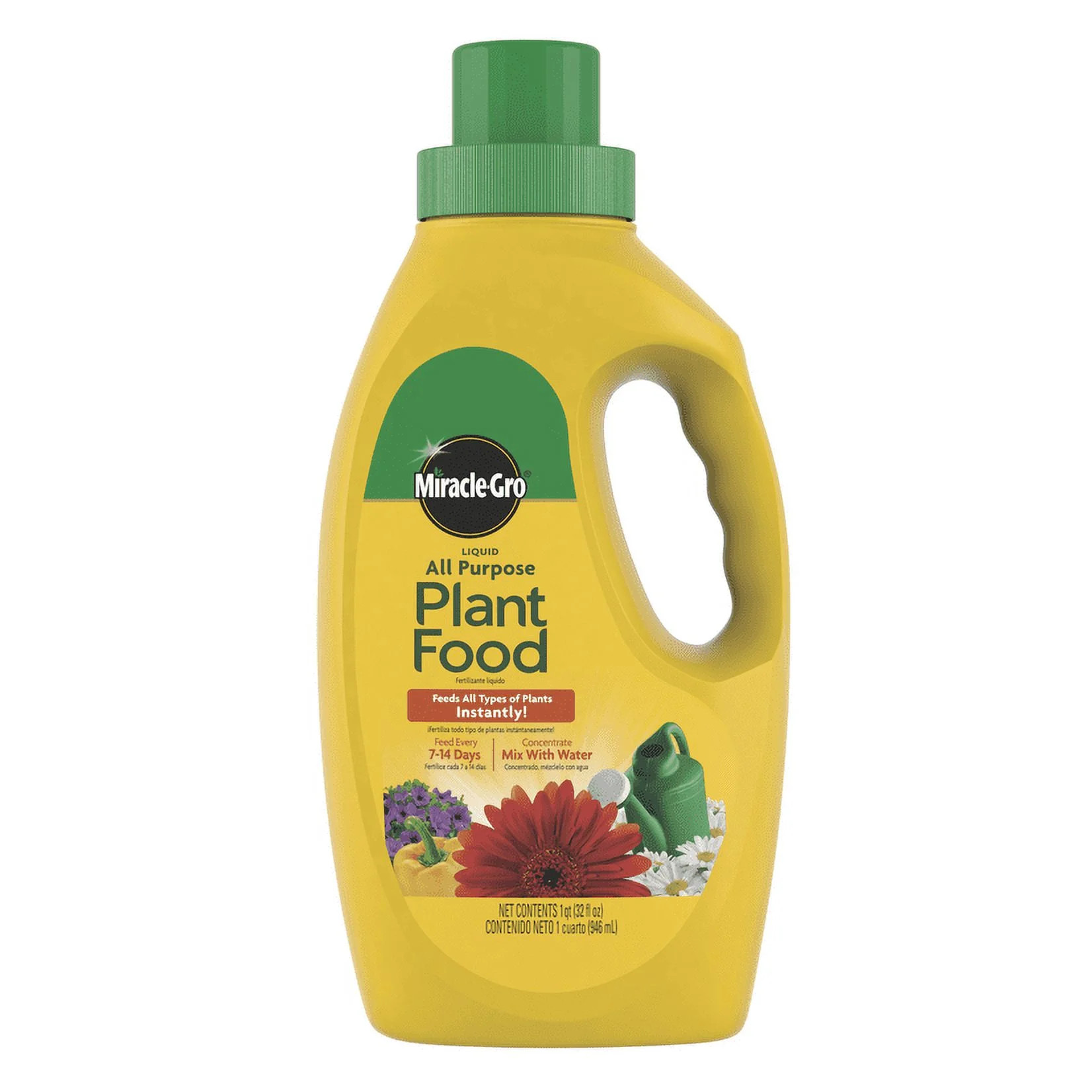 Miracle-Gro Liquid All Purpose Plant Food, Concentrate, For All Plant Types, 32 oz. | Walmart (US)