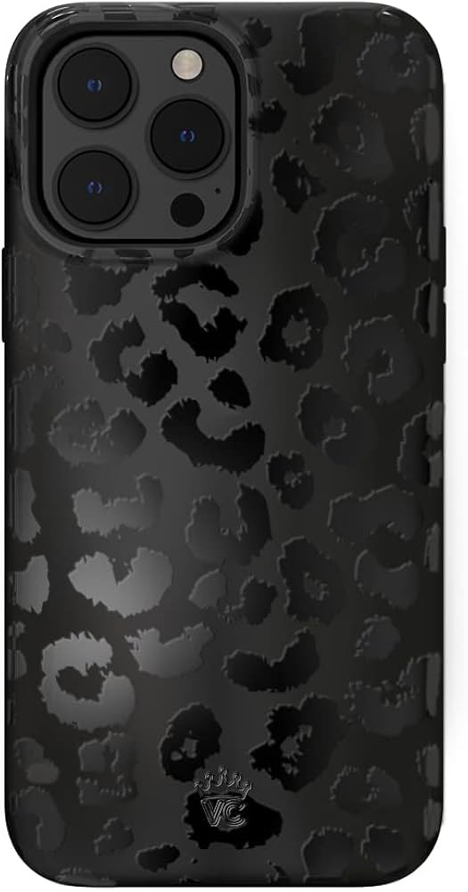 VELVET CAVIAR Black Leopard Cheetah Print Phone Case for iPhone 14 Pro Max - Compatible with MagS... | Amazon (US)