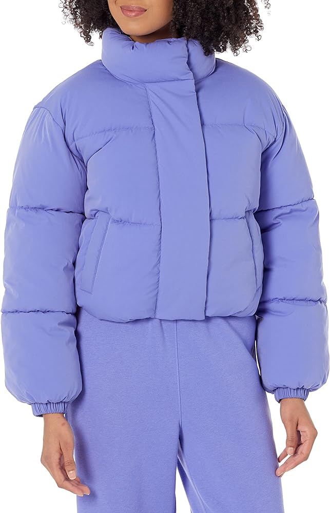 Amazon Essentials Women's Crop Puffer Jacket (Available in Plus Size) | Amazon (US)