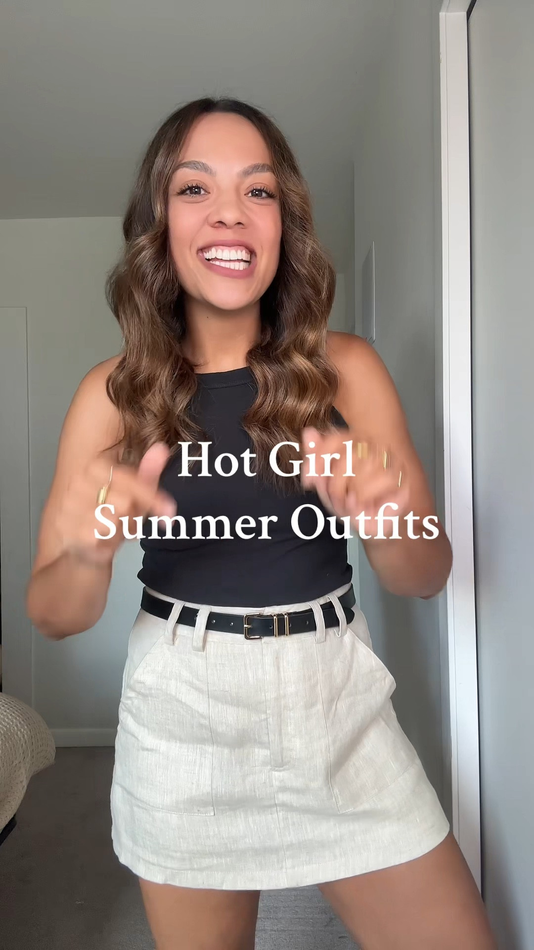 Outfit for girls who get hot and sweaty in the summertime!

Outfit 1:
-Black tank top, similar linked. 
-Dissh beige mini skort, I have a size US 8. 
-Black belt, similar linked. 
-Madewell mini raffia bag. 
-Black and gold sandals, similar linked. 
-Celine Triomphe black rounded sunglasses. 

Outfit 2:
-Abercrombie white linen drawstring shorts, I have a size medium. 
-H&M linen blend white button up shirt, I have a size large. 
-Aritzia raffia hat. 
-Zara lemon yellow linen shorts and  button up shirt set, I have a large in both. 

Outfit 3:
-Aritzia black poplin spaghetti strap maxi dress, I have a size medium. 



#LTKsummer #LTKstyletip #LTKdresses