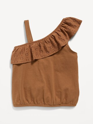 Ruffled Jersey-Knit One-Shoulder Top for Toddler Girls | Old Navy (US)