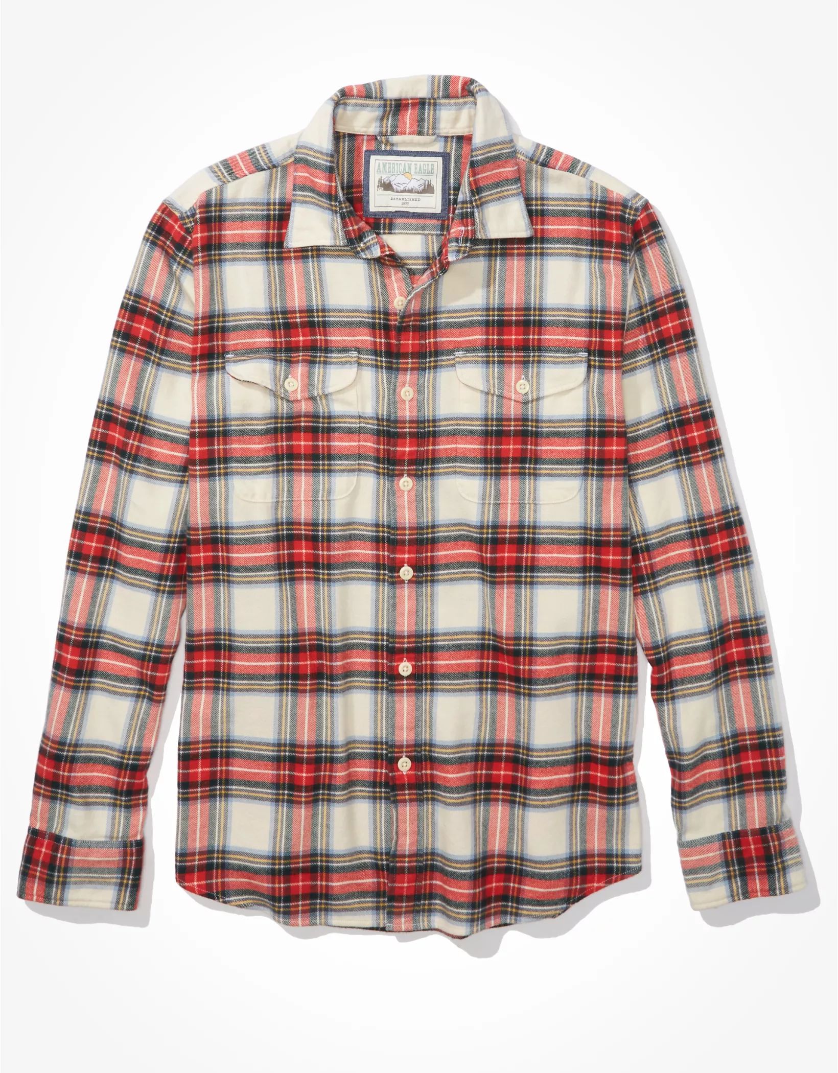 AE Cozy Cabin Flannel | American Eagle Outfitters (US & CA)