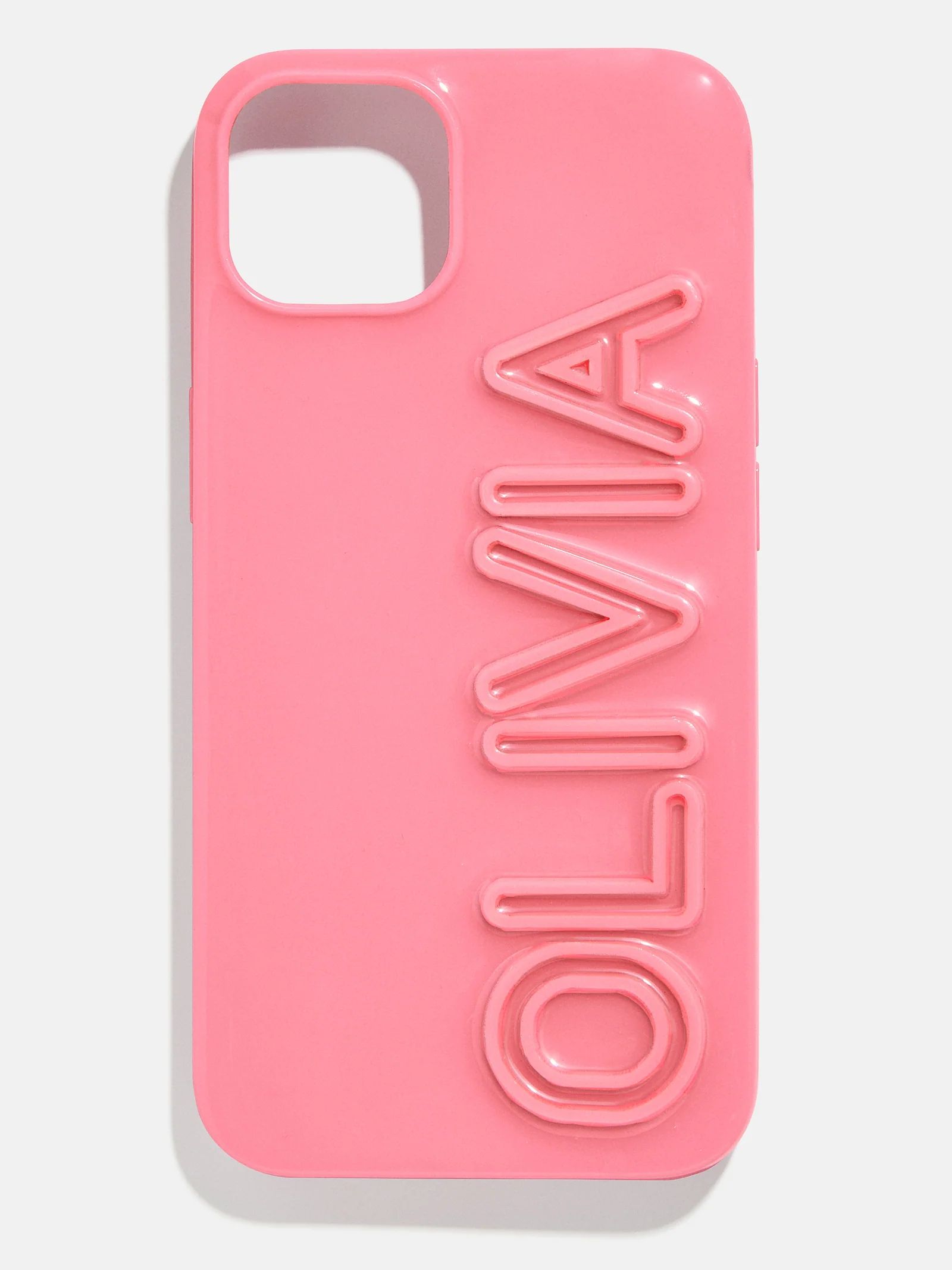 Fine Line Custom iPhone Case - Pink | BaubleBar (US)