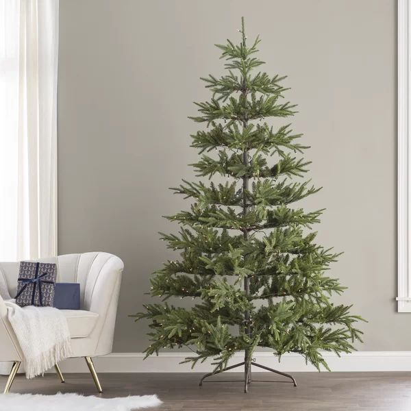 7.5' Green Fir Artificial Christmas Tree with 450 Clear/White Lights | Wayfair North America