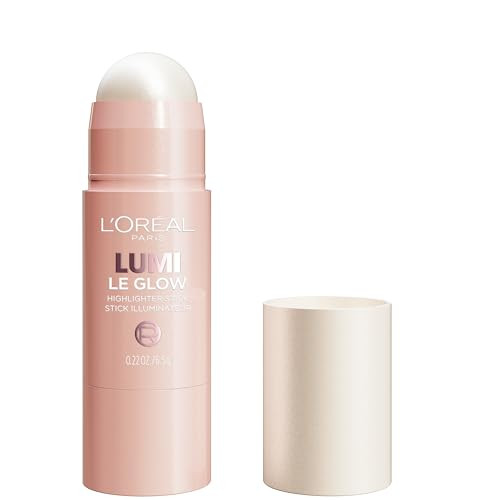 L'Oreal Paris True Match Lumi Le Glow Highlighter Stick, Luminous, Satin, Glowy Highlighter for Face and Body, 630 Crème Chic, 0.17 Oz | Amazon (US)