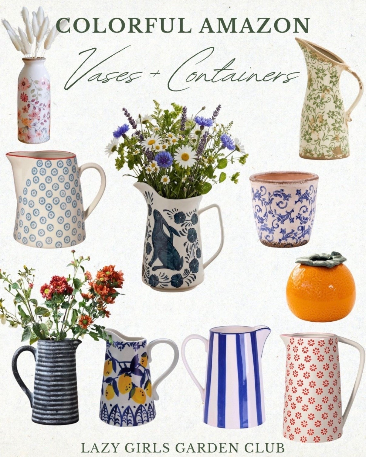 Colorful vases and containers from Amazon 💖

#LTKU #LTKHome #LTKSeasonal