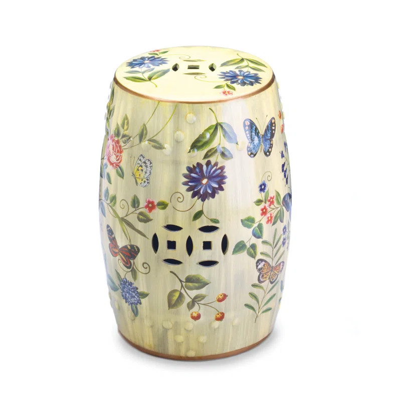 Silana 18'' Tall Ceramic Garden Stool | Wayfair North America