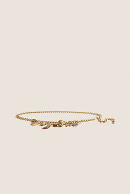 Gold Western Charms Chain Belt | Tuckernuck (US)