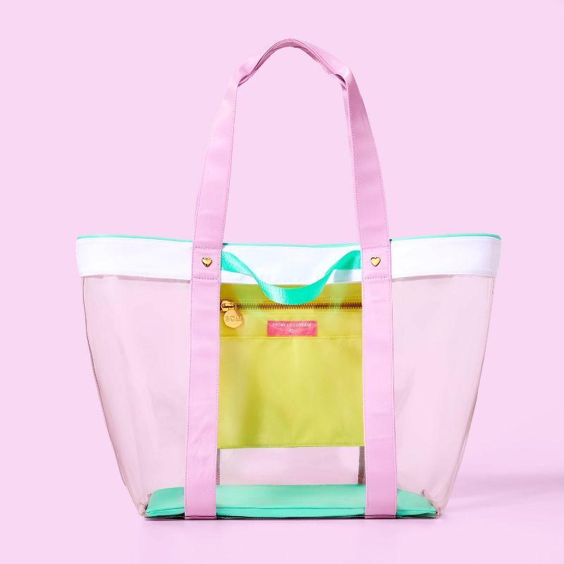 Transparent Beach Tote Bag - Stoney Clover Lane x Target Clear/Lavender | Target