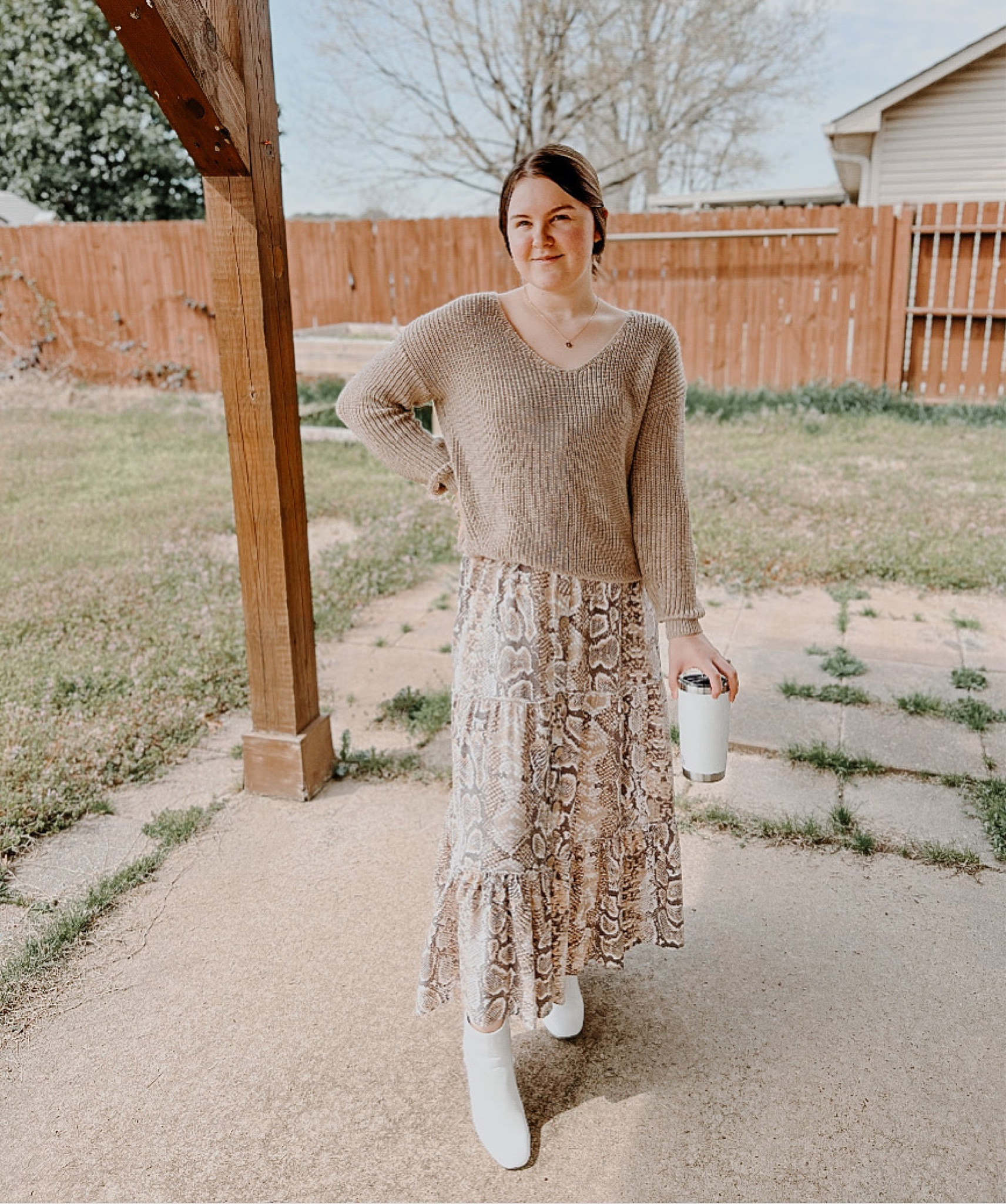 Church outfit ideas // fall outfit

Snake print, neutral, aesthetic, sweater, simple, beige, yeti, coffee mug, tumbler, white boots, white cup, good jewelry, initial necklace, Pavoi hoops, Amazon finds, maxi dress, knit, oversized, true to size, bootie, booties, fall, spring, seasonal, outfit, affordable, Sunday, October, November, 2023, trend
#falloutfits #boots #ootd #dress #sweaters

#LTKSeasonal #LTKstyletip #LTKfindsunder50