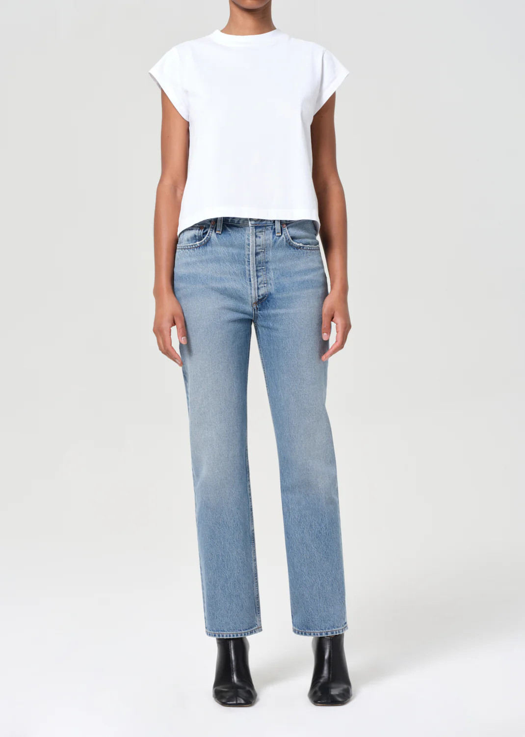 90's Pinch Waist High Rise Straight in Stage | AGOLDE