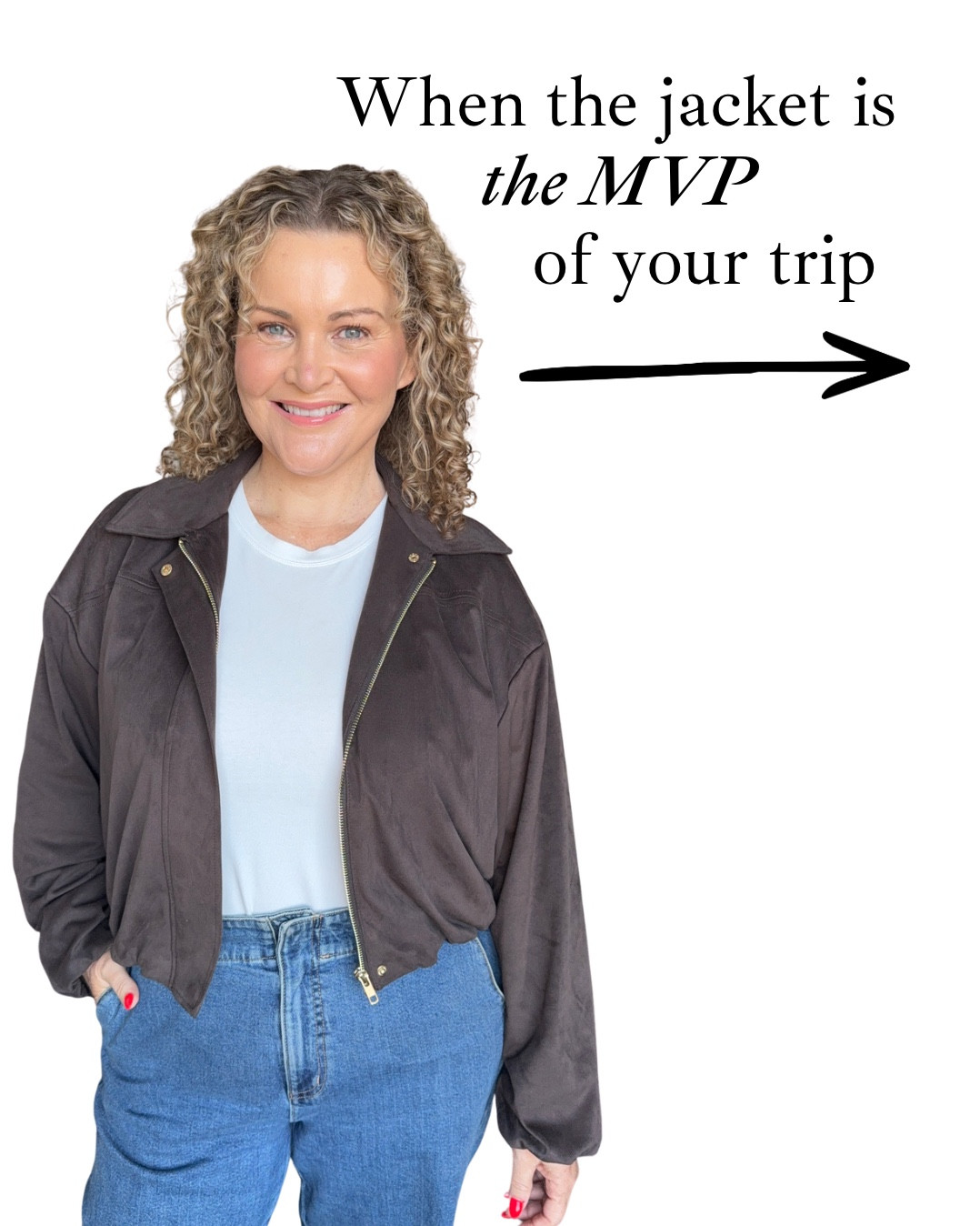 This gorgeous jacket from country road really was the MVP of my travel capsule wardrobe when we were in NZ. It’s an oversized fit - I’m wearing a size 10 (usually a size 12 in CR tops) 
I’m wearing a size 14 in the jeans & a large in the white sportscraft tee

#LTKover50style #LTKautumn #LTKtravel