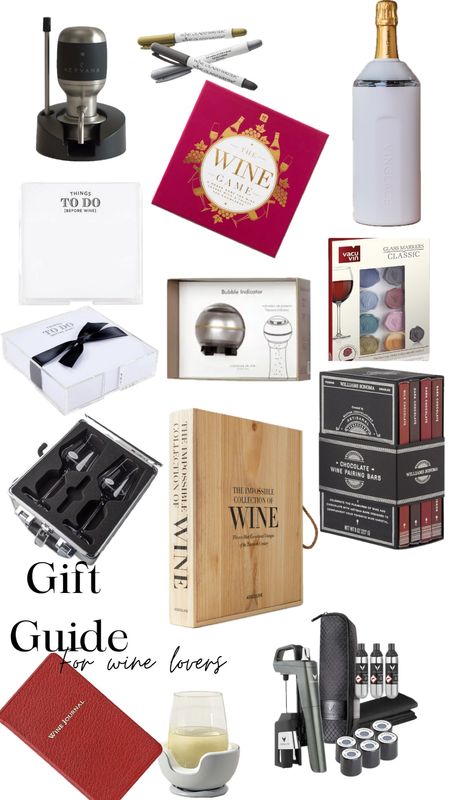 Gift guide for wine lovers 

#LTKSeasonal #LTKGiftGuide #LTKHoliday