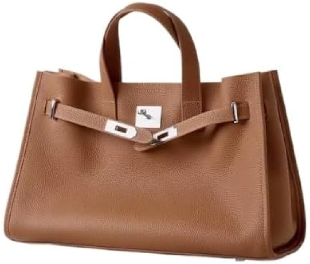 Leather Totes Handbag Shoulder Bag Sling Hobo Commuter Crossbody Bag Large Capacity Locker Versat... | Amazon (US)