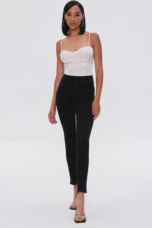 Satin Sweetheart Cropped Cami | Forever 21 | Forever 21 (US)