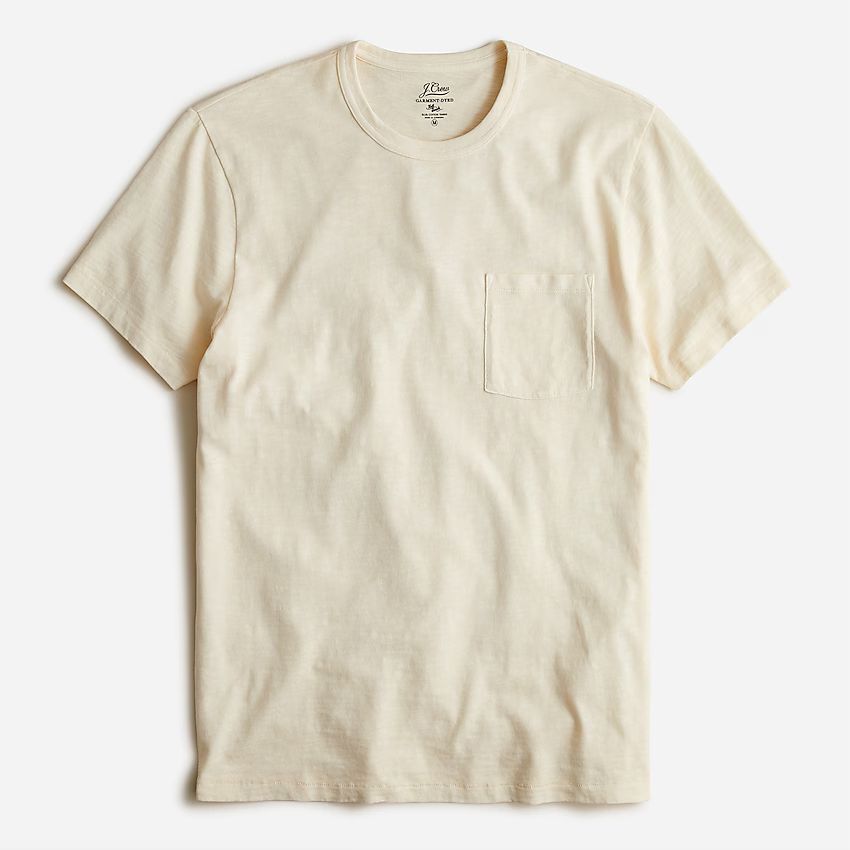Garment-dyed slub cotton crewneck T-shirt | J.Crew US