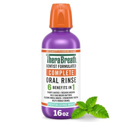TheraBreath Complete Mouthwash - Revitalizing Mint - 16 fl oz | Target