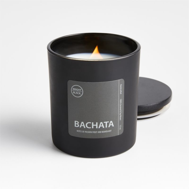Bright Black Bachata Passion Fruit and Mahogany Scented Candle + Reviews | Crate & Barrel | Crate & Barrel