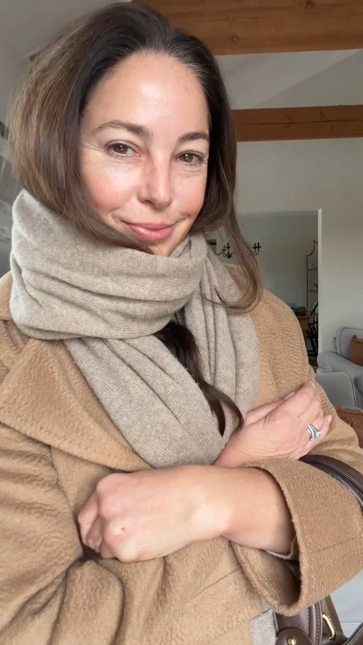 Lived in luxury means you can wear your lounge wear out of the house. Sometimes all you need is some lip gloss, fragrance and big cashmere scarf to change from I just woke up to pretty fabulous for running errands! #fashionover40

#LTKgrwm #LTKMidsize #LTKOver40