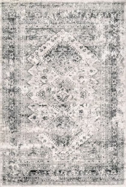 Silver Speckled Vintage Area Rug | Rugs USA