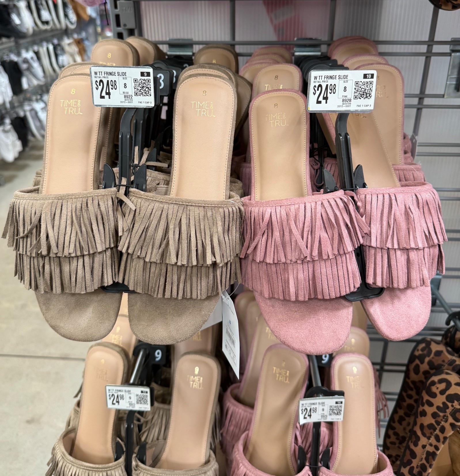 Cutie fringe sandals at Walmart. Grab these before they’re gone! 