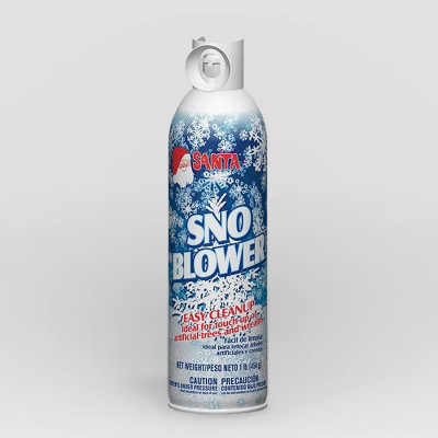 16oz Snow Spray - Santa Sno Blower: Christmas Wreath & Centerpiece Accent, Easy Cleanup | Target