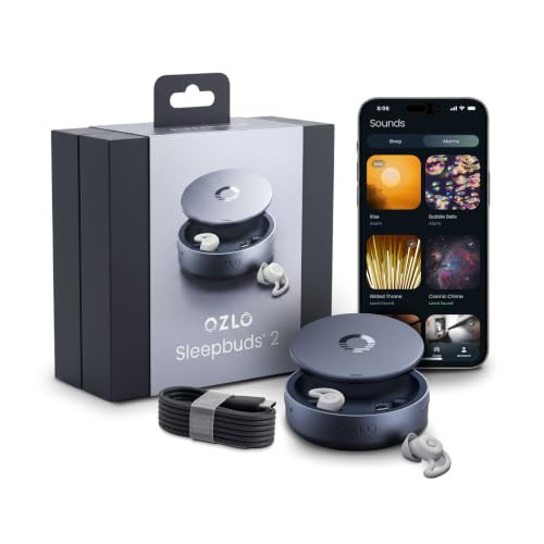 Ozlo Sleepbuds® 2 - Sleep Earbuds, Snoring & Noise Masking Headphones | Amazon (US)