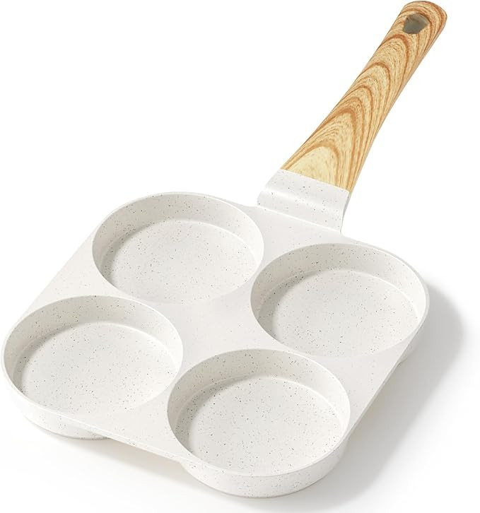 GiPP Nonstick Egg Frying Pan, 4-Cup Granite Non Stick Omelette Pan Skillet for Breakfast, Pancake... | Amazon (US)