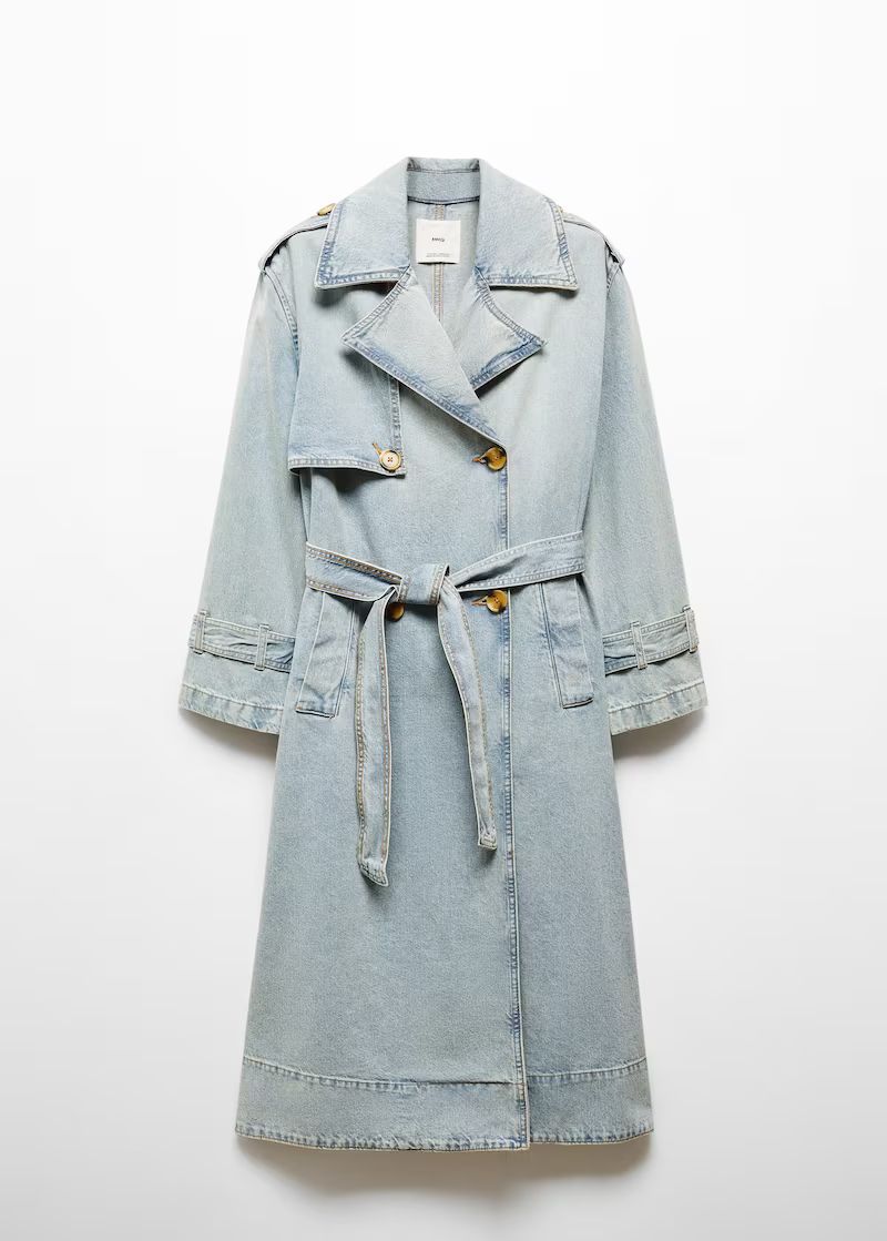 Search: Double breasted denim trench (1) | Mango USA | MANGO (US)
