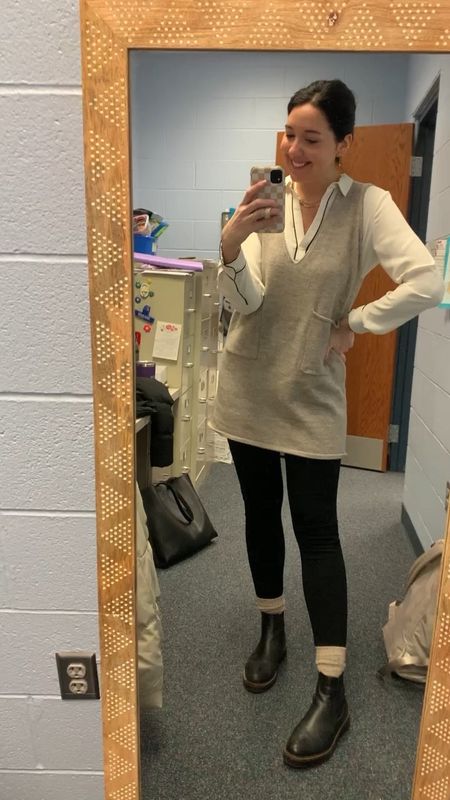 It’s been a pretty inconsistent start to the second semester with delays and remote learning, but we did make it to the 100th day! 🙌🏻 Maybe this week will be “normal”?? We’ll see! 
.
.
.
teacher style, affordable fashion, classroom style, workwear, teacher fashion, outfit inspiration

#LTKworkwear #LTKfindsunder50 #LTKstyletip