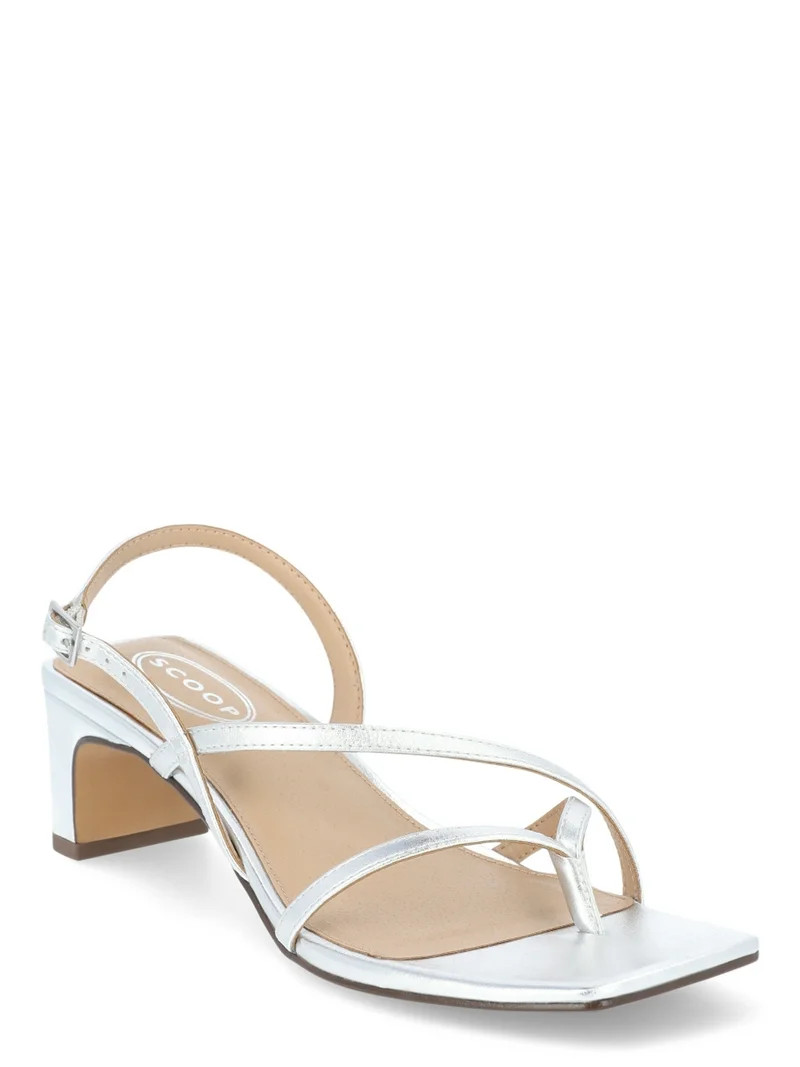 Scoop Women's Slingback Block Heels with Adjustable Strap | Walmart (US)