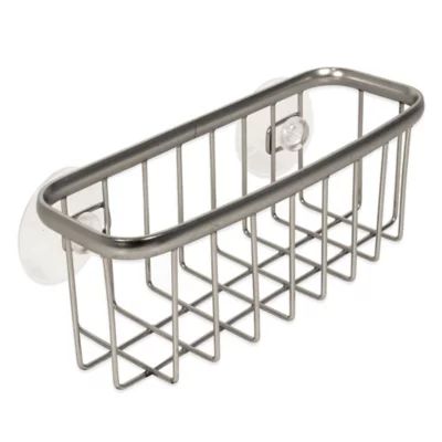 iDesign® Axis Suction Sink Center in Satin Nickel | Bed Bath & Beyond | Bed Bath & Beyond