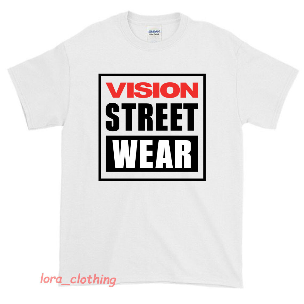 New Vision Street Wear Logo American Funny T Shirt USA size S -XXL | eBay US