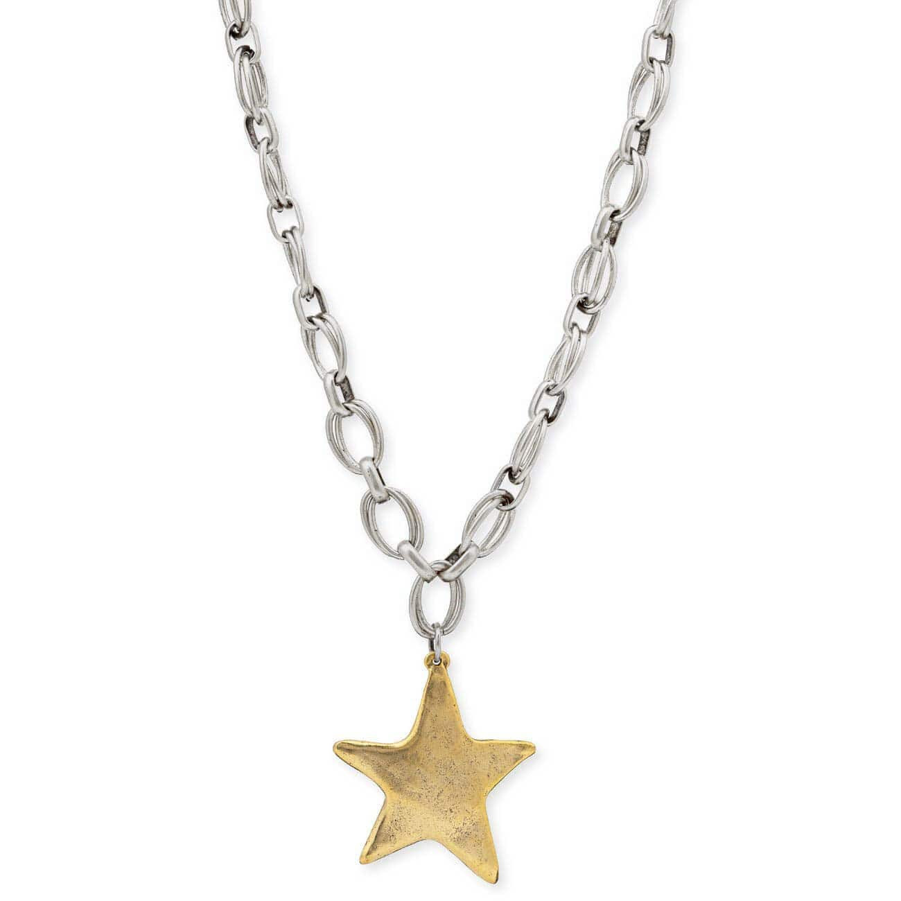 Star Shine Two Tone Necklace | BRACHA