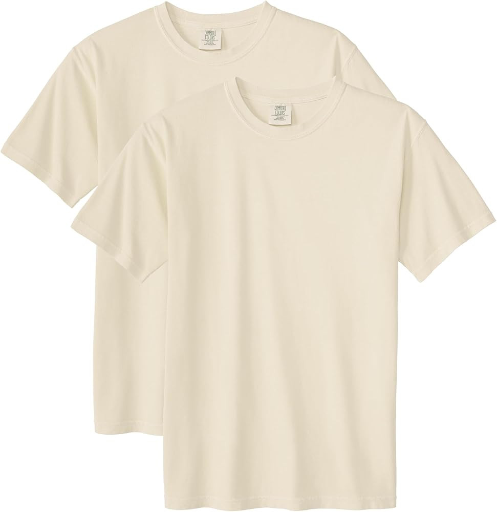 Comfort Colors Adult Heavyweight Short Sleeve Tee, Style G1717/G1745, Multipack | Amazon (US)