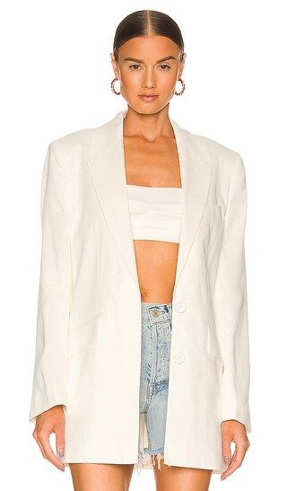 Naola Blazer in White | Revolve Clothing (Global)