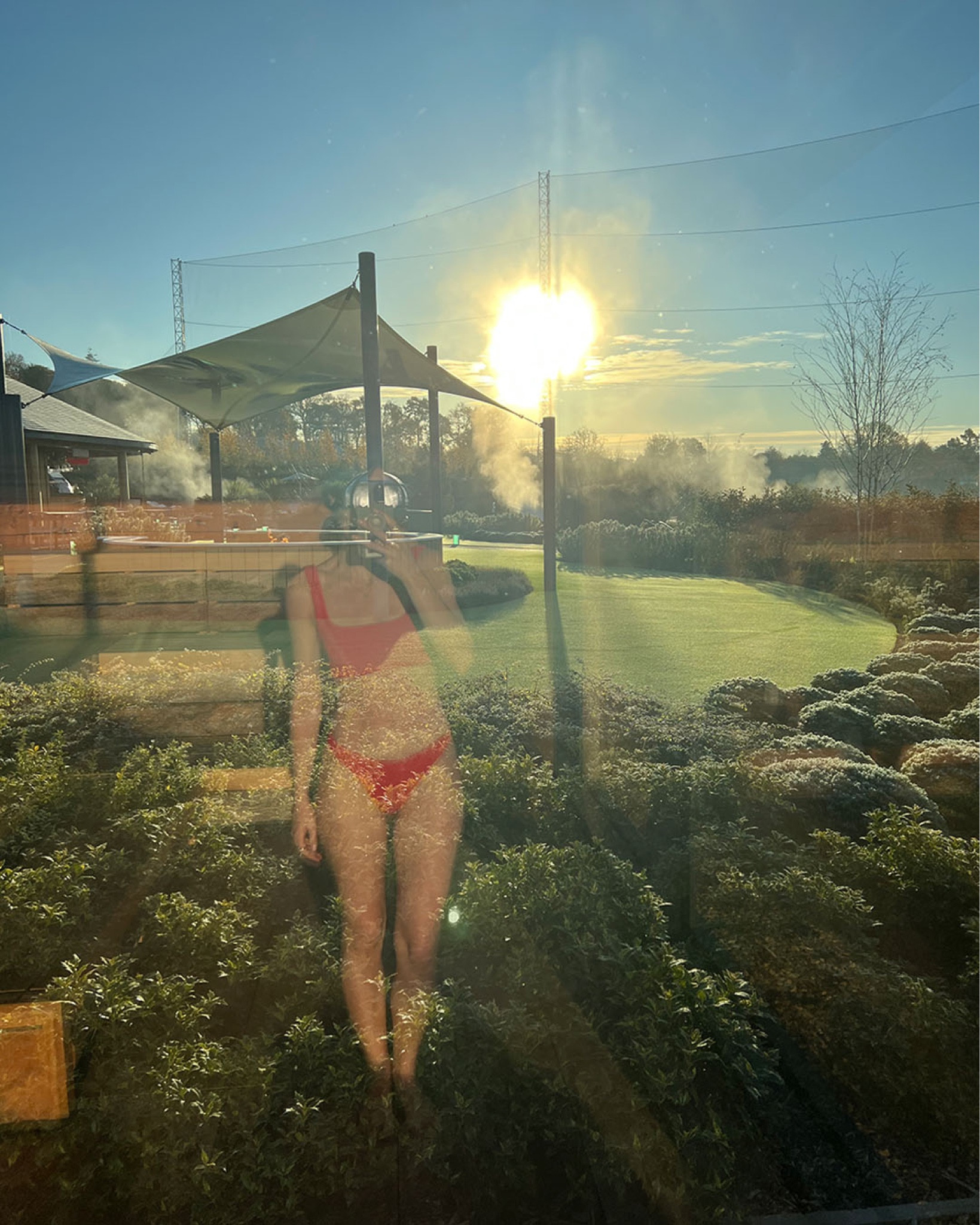 red bikini by hunza g 
initial necklace by Abbott Lyon 
swimwear 
bikini 
jewellery 

#LTKstyletip #LTKSeasonal #LTKeurope