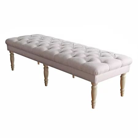 HomePop Layla Decorative Tufted Bench, Multiple Colors | Walmart (US)