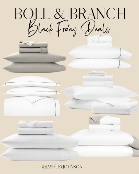 This is the BEST time of year to buy bedding or sheet sets you’ve been wanting. BEST SALE OF THE YEAR!!

Take advantage of the Boll and Brand Black Friday and Cyber Monday sale - these great deals only come once a year! 👏🏽 

#blackfridaydeals #beddingonsale #bollandbranch #beddingsales #cybermondaysale #giftguideforher #holidaygiftguide #giftsforthehome #giftsformom #giftsforsister #holidaygiftguide#LTKCyberWeek 

#LTKsalealert #LTKhome